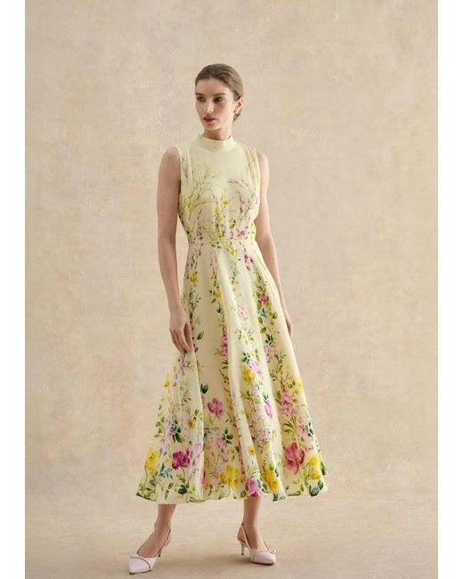 Hobbs Natural Hartwell Silk Dress