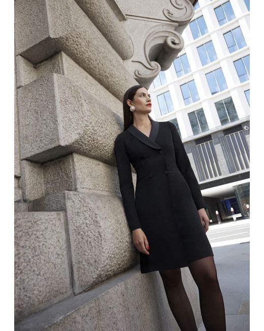 Hobbs Gray Buckingham Dress