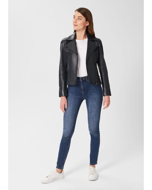 Hobbs Black Dakota Leather Jacket