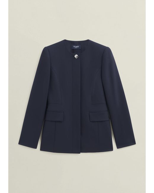 Hobbs Brown Montrose Wool Blend Jacket