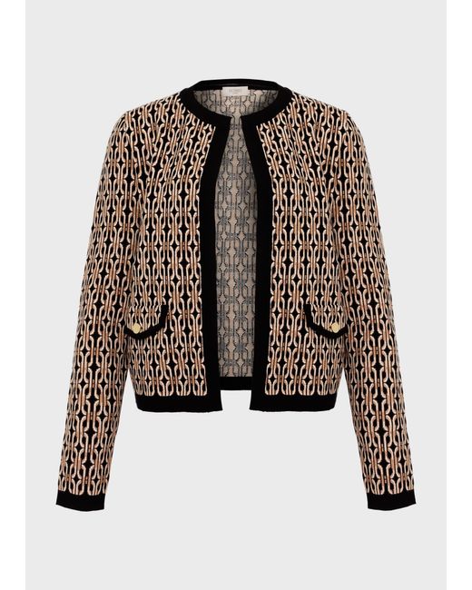 Hobbs Brown Perrie Knitted Jacket