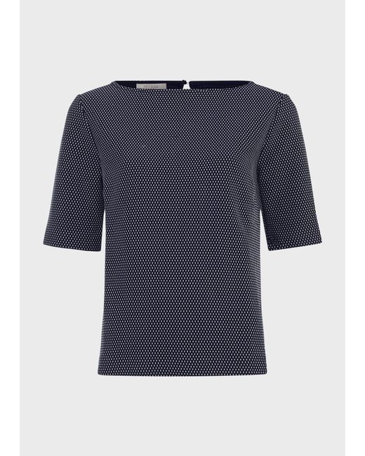 Hobbs Gray Nyla Textured Top