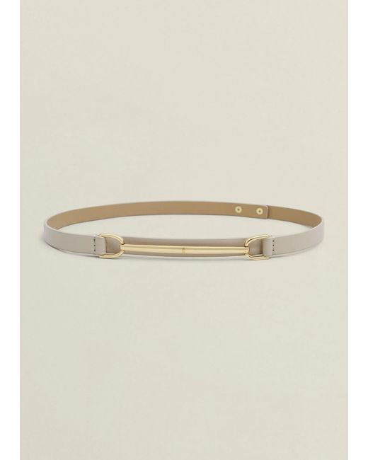 Hobbs Natural Daphne Leather Waist Belt
