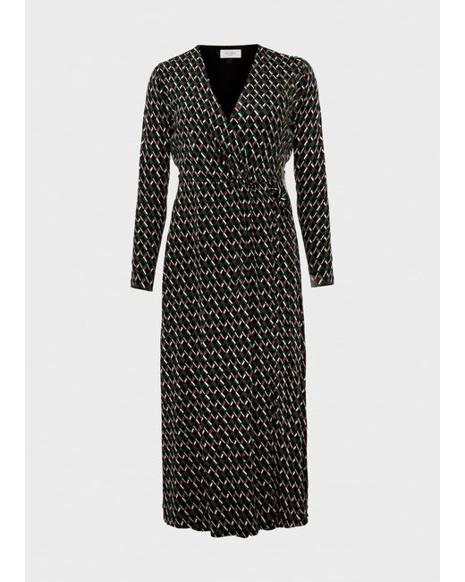Hobbs White Katalina Jersey Dress