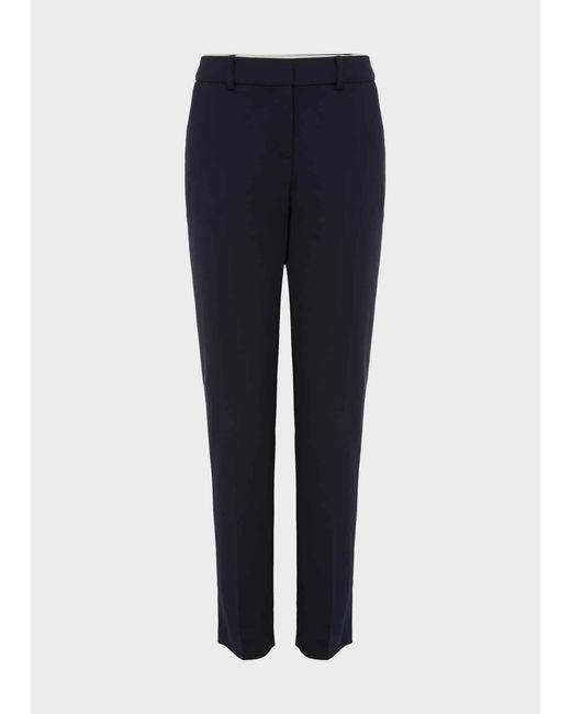 Hobbs Blue Petite Quin Tapered Trousers