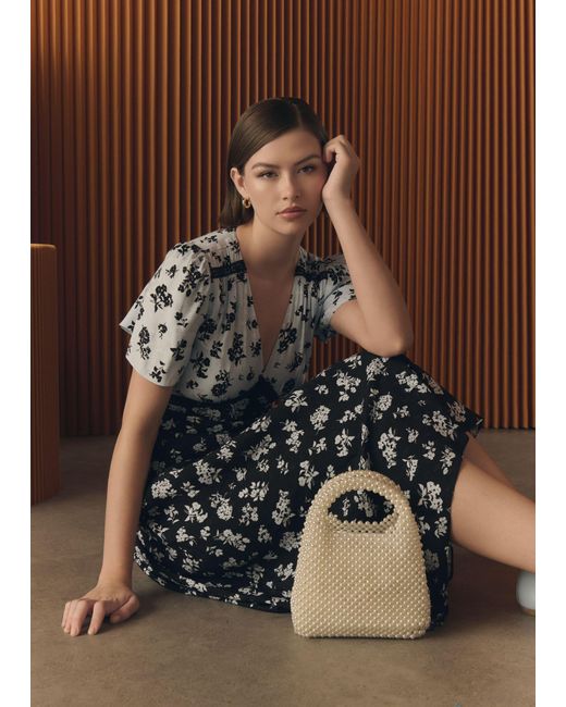 Hobbs Brown Arlington Tea Dress