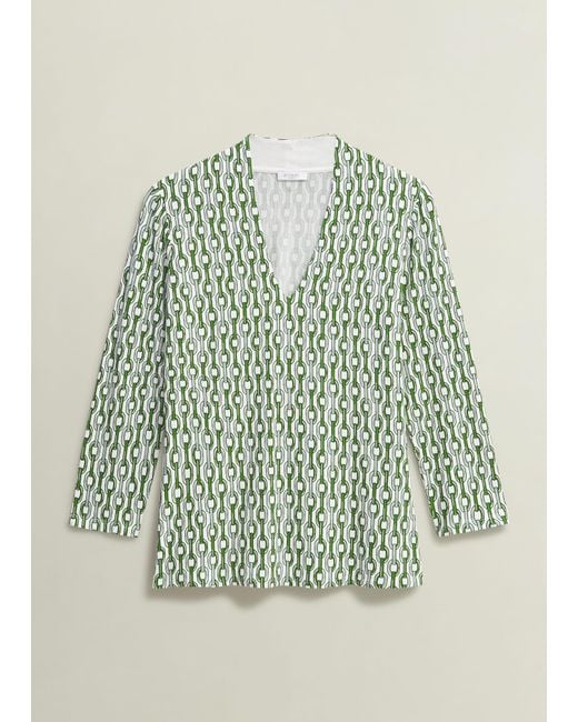 Hobbs Green Aimee Printed Top