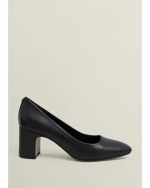 Hobbs Black Lily Leather Courts