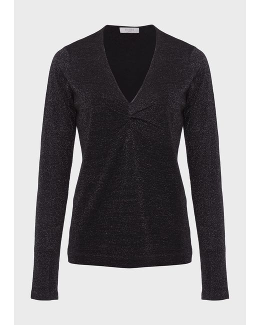 Hobbs Black Myla Sparkle Jumper