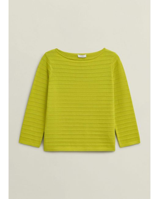 Hobbs Yellow Nellie Cotton Jumper
