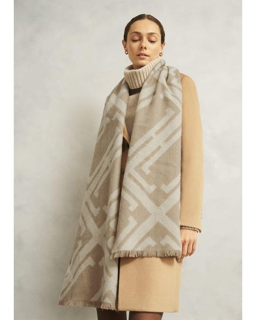 Hobbs Natural Delaney Wool Scarf
