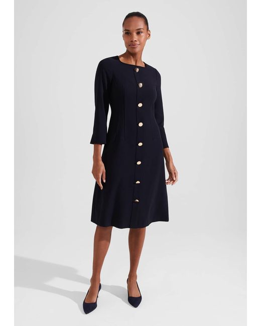 Hobbs Blue Marsha Dress