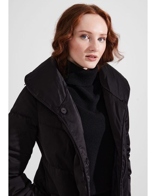 Hobbs black puffer coat new arrivals