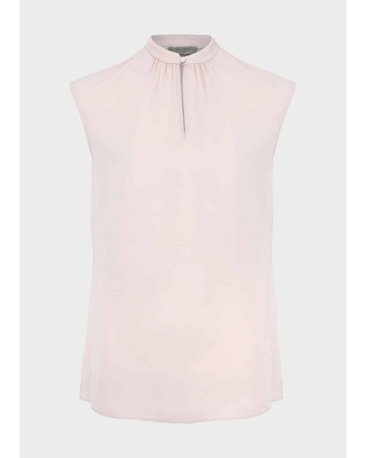 Hobbs White Carys Blouse