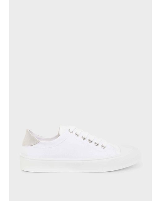 Hobbs White Kasia Plimsoll