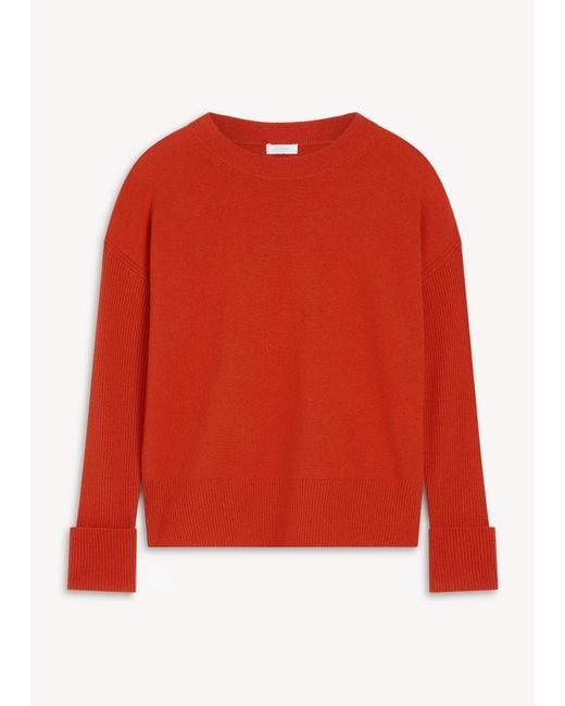 Hobbs Red Darla Jumper With Wool