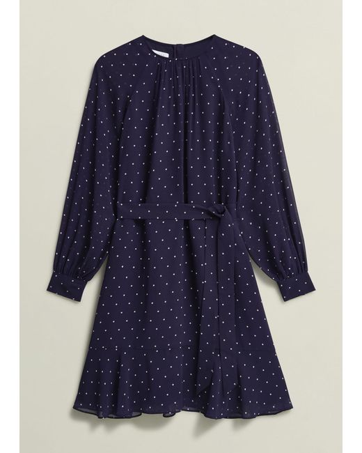 Hobbs Blue Rosie Dress