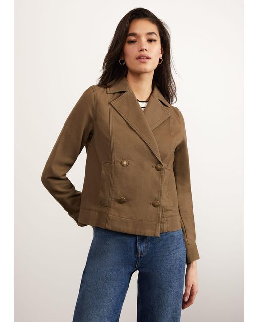 Hobbs Brown Prior Cotton Jacket