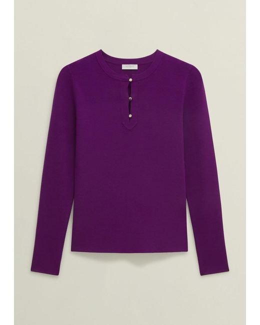 Hobbs Purple Hayden Jumper