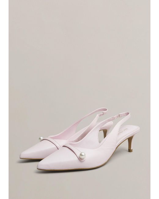 Hobbs Pink Serena Slingbacks