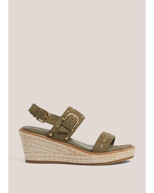 Hobbs Natural Ashlyn Suede Espadrilles