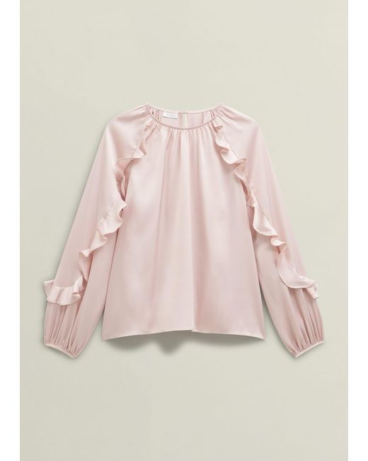 Hobbs White Babbington Blouse