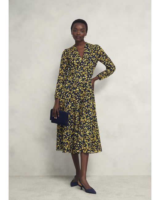 Hobbs White Petite Aurora Dress