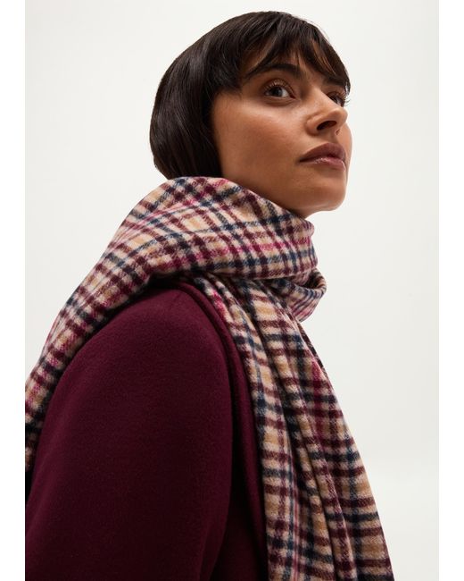 Hobbs Red Katherine Scarf