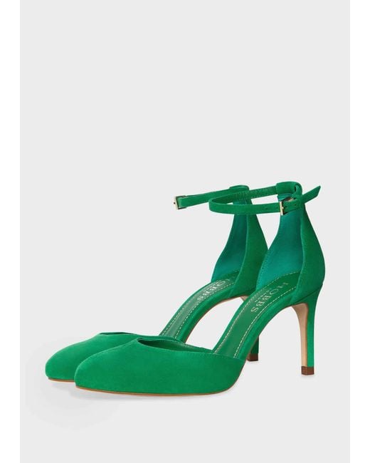 Hobbs Green Elliya Suede Court Shoes