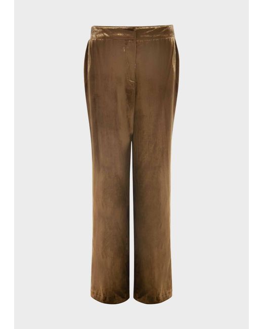 Hobbs Metallic Tamzin Wide Trousers