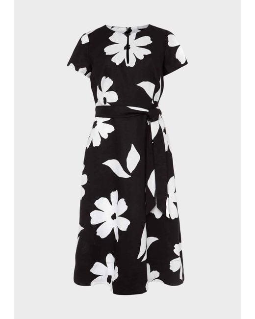Hobbs Multicolor Regina Linen Dress