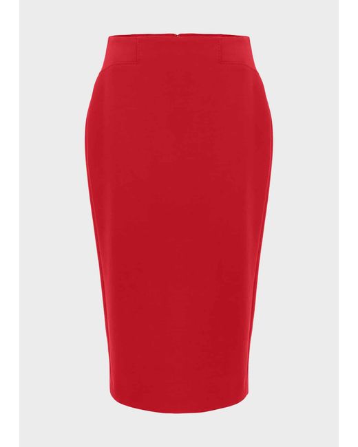 Hobbs Red Brielle Skirt