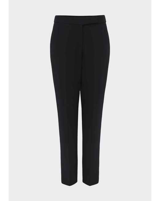 Hobbs White Abigail Tapered Trousers