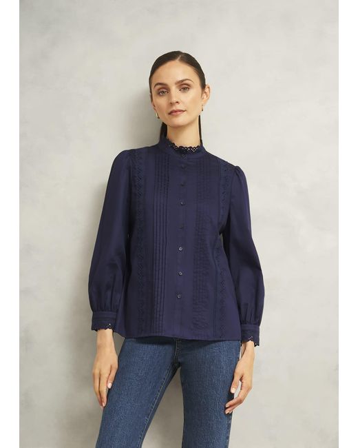Hobbs Blue Cici Blouse