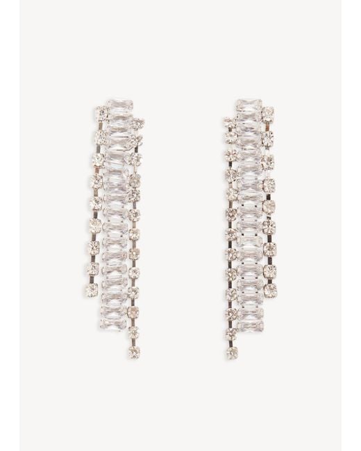 Hobbs White Margaux Earrings