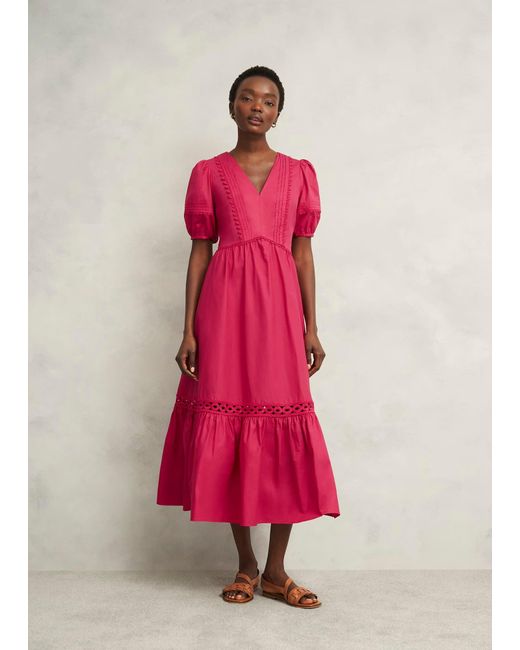 Hobbs Pink Harriet Dress