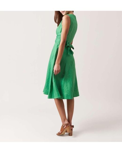 Hobbs twitchill linen dress 2025
