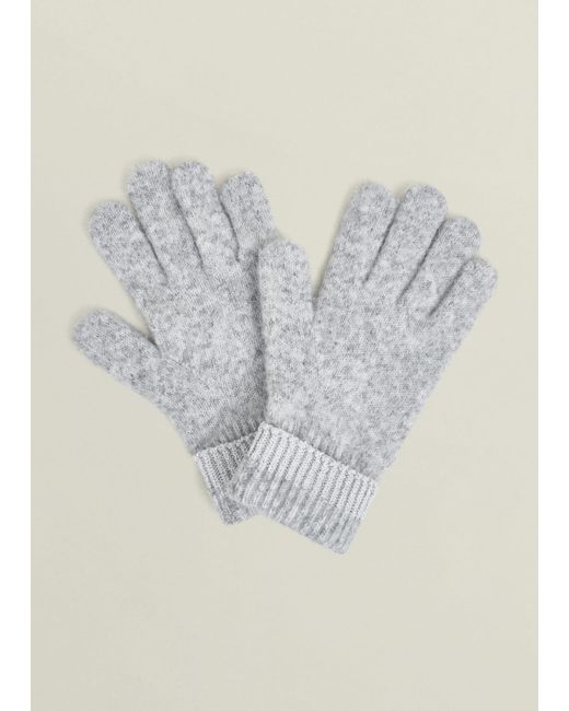 Hobbs Gray Carys Knit Gloves