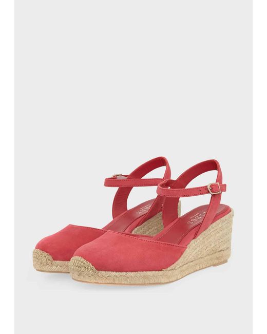 Hobbs Red Elodie Espadrille