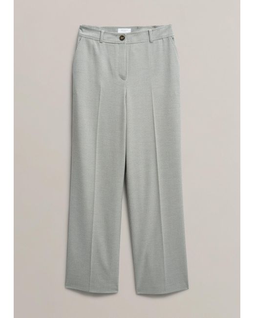 Hobbs Natural Ellie Wide Trousers