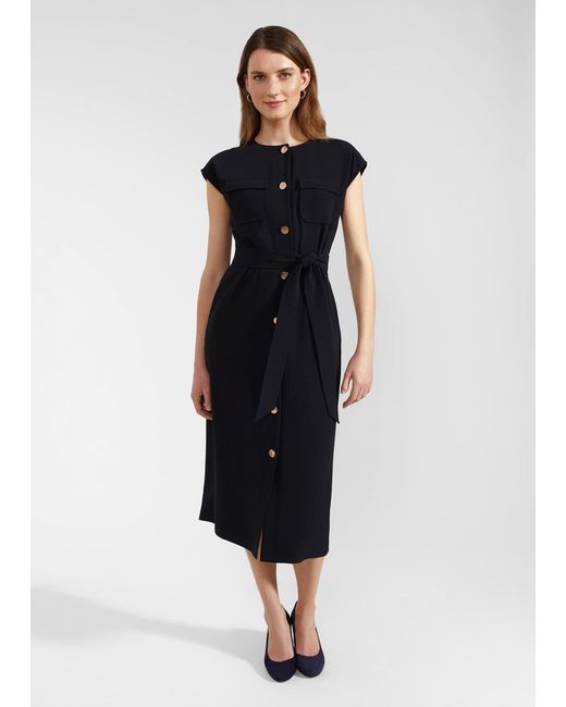 Hobbs Black Tania Shirt Dress