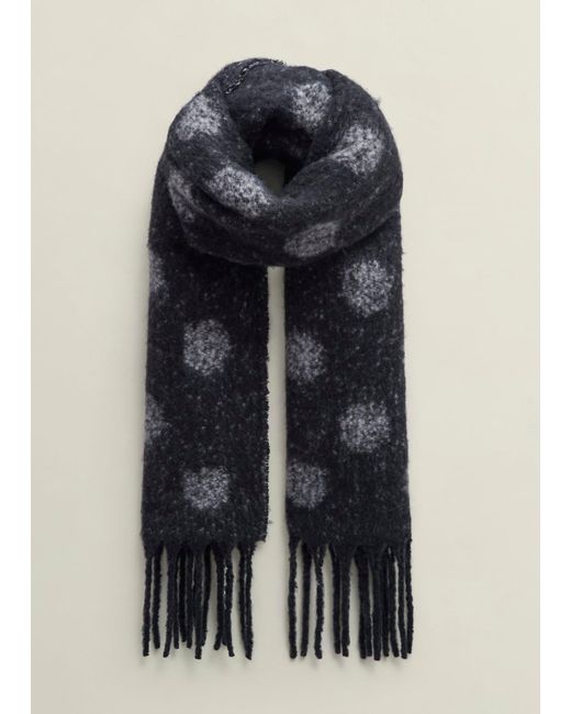 Hobbs Blue Mona Scarf