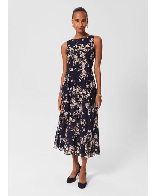 Hobbs Petite Carly Dress in White Lyst UK