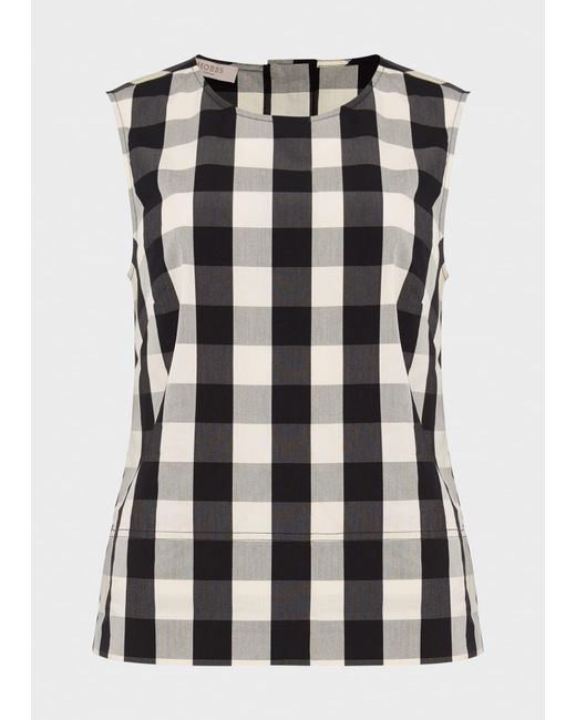 Hobbs White Penelope Sleeveless Top