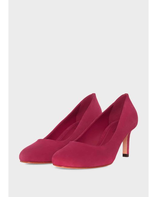Hobbs Pink Lizzie Court Shoes