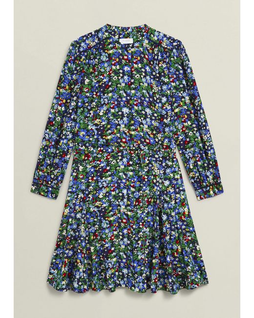 Hobbs Blue Isadora Dress