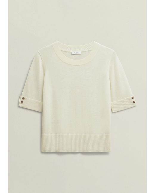 Hobbs Green Leanne Knitted Top With Wool