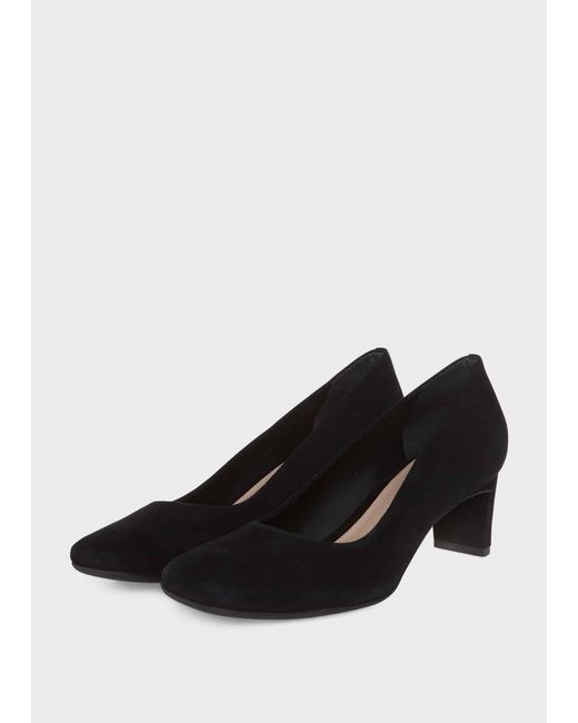 Hobbs Black Myra Court Shoes