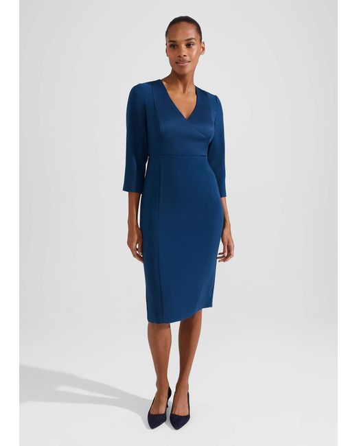 Hobbs Blue Saige Dress