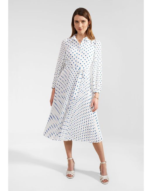 Hobbs White Petite Tallulah Dress